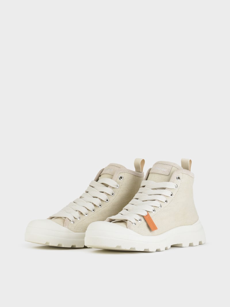 Panchic POLACCHINO P03 UOMO IN LINO E SUEDE NEBBIA Vendite Flash