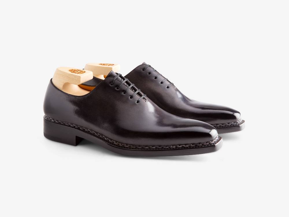 Paolo Sartori Art. 175B Oxford in pelle Anticata Grigio Negozio