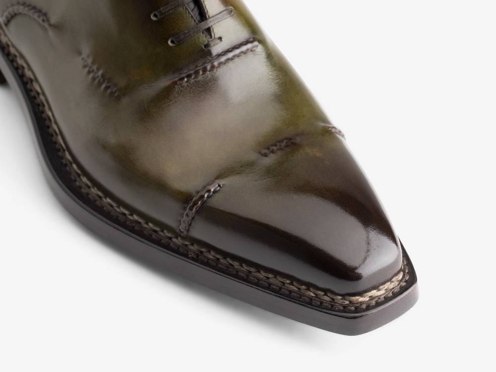Paolo Sartori ART. 589 Oxford in pelle Anticata Bosco Moda