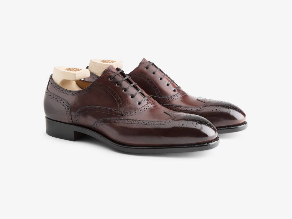 Paolo Sartori Art. 611 Oxford in pelle Anticata Amarone 2025