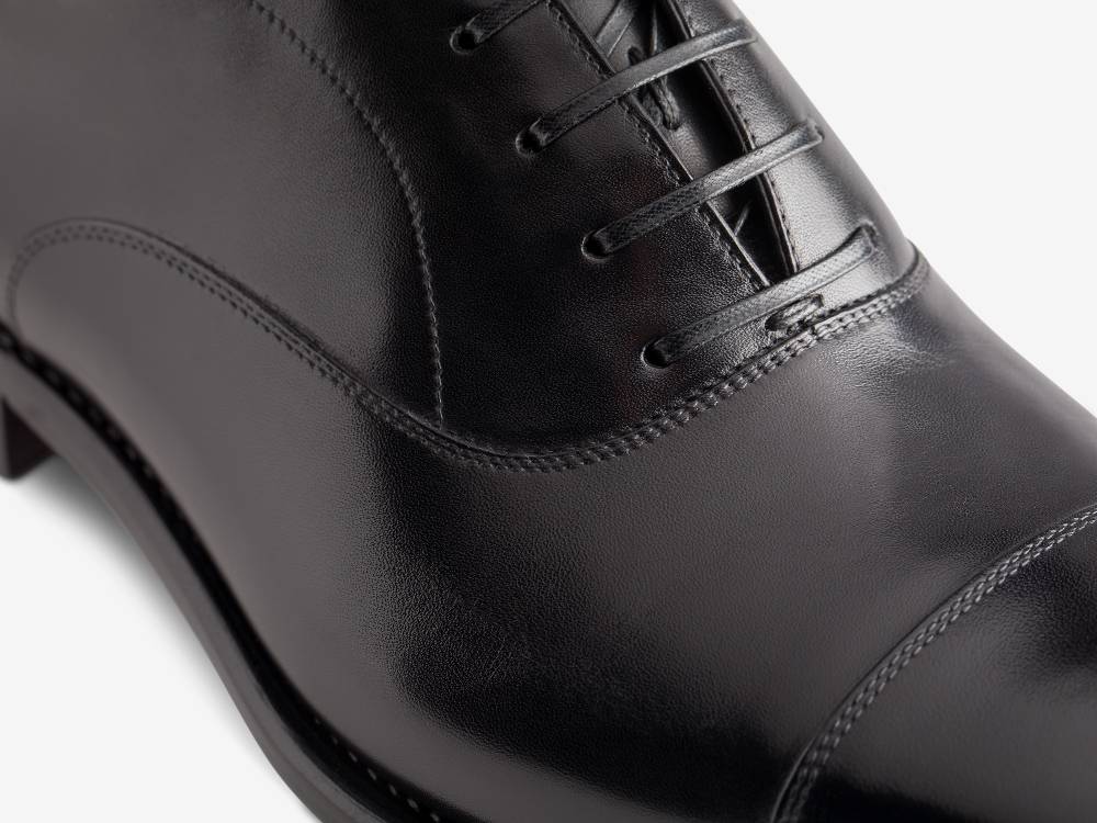 Paolo Sartori Art. 576 Oxford in pelle Anticata Nera Italy