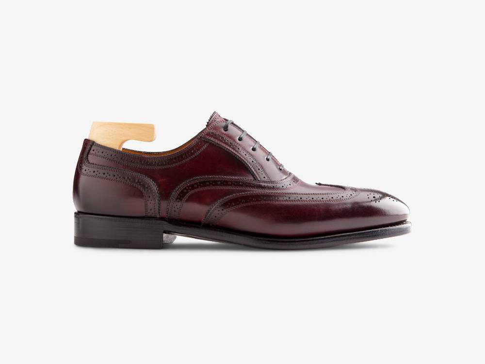 Paolo Sartori Art. 699 Oxford in pelle Anticata Bordeaux