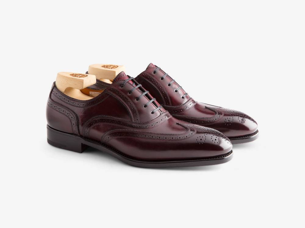 Paolo Sartori Art. 699 Oxford in pelle Anticata Bordeaux Offerte