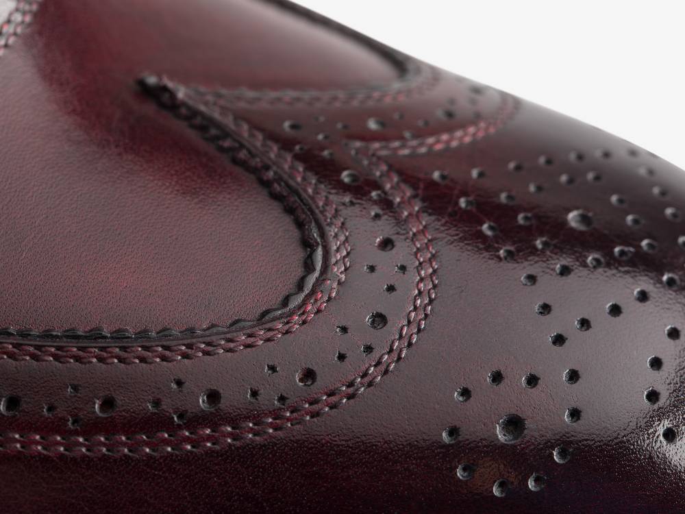 Paolo Sartori Art. 699 Oxford in pelle Anticata Bordeaux Offerte
