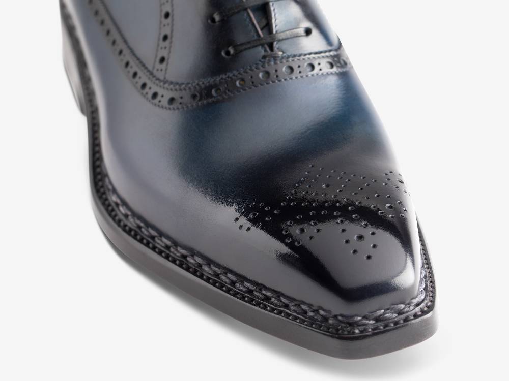 Paolo Sartori Art. 700 Oxford in pelle Anticata Oceano Shopping Online