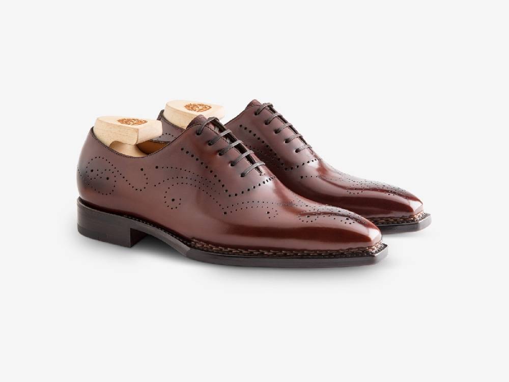 Paolo Sartori Art. 768 Oxford in Antiqued Positano Leather Novità