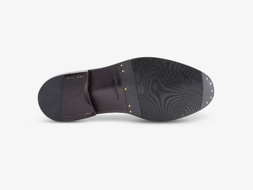 Paolo Sartori Art. 769 Oxford in Antiqued Grigio Leather Presa