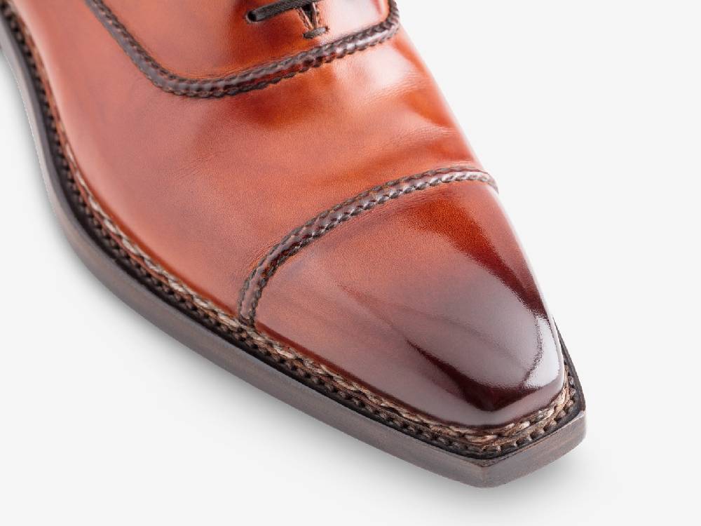 Paolo Sartori Art. 175BOUT Oxford in pelle Anticata Cognac Economico