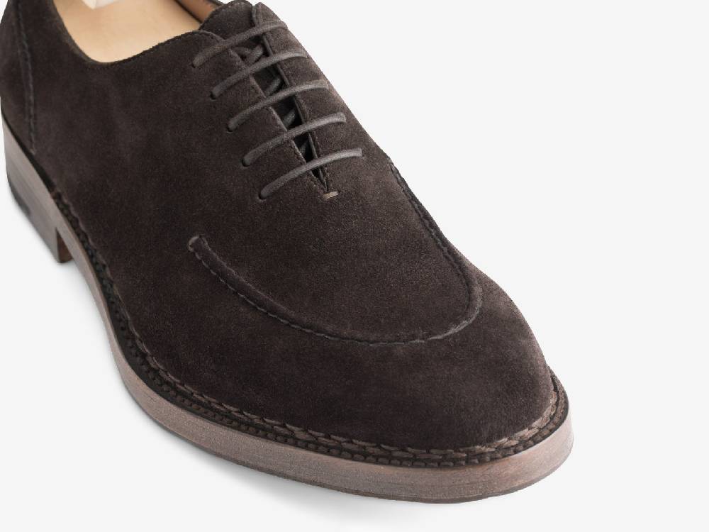 Paolo Sartori Art.666 Oxford in Camoscio Dark Brown Hotsell