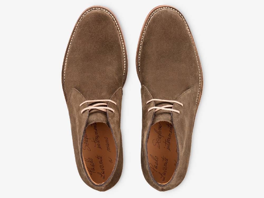 Paolo Sartori Art. 798 Desert Boot Foresta Suede Leather Vendita Calda