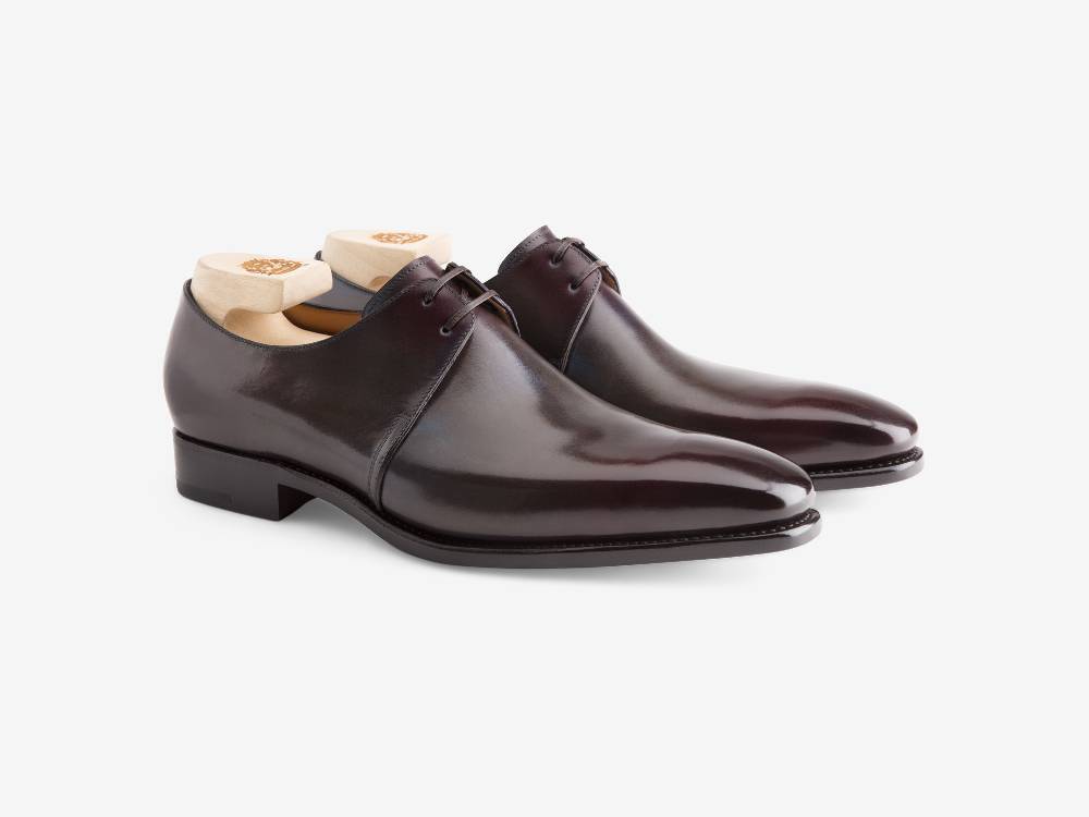 Paolo Sartori Art. 504 Derby in pelle Anticata Capri Saldi Di Fabbrica