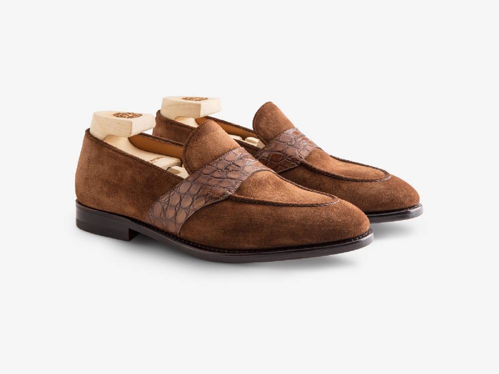 Paolo Sartori Art. 726 Loafer in Suede Snuff Promozione Limitata