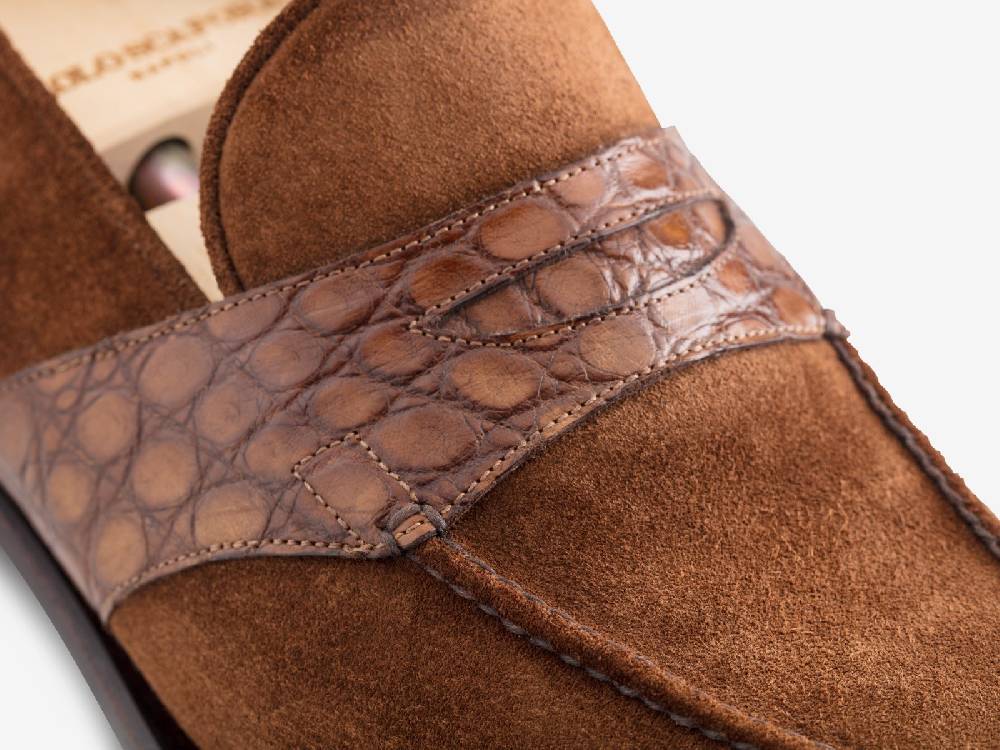 Paolo Sartori Art. 726 Loafer in Suede Snuff Promozione Limitata