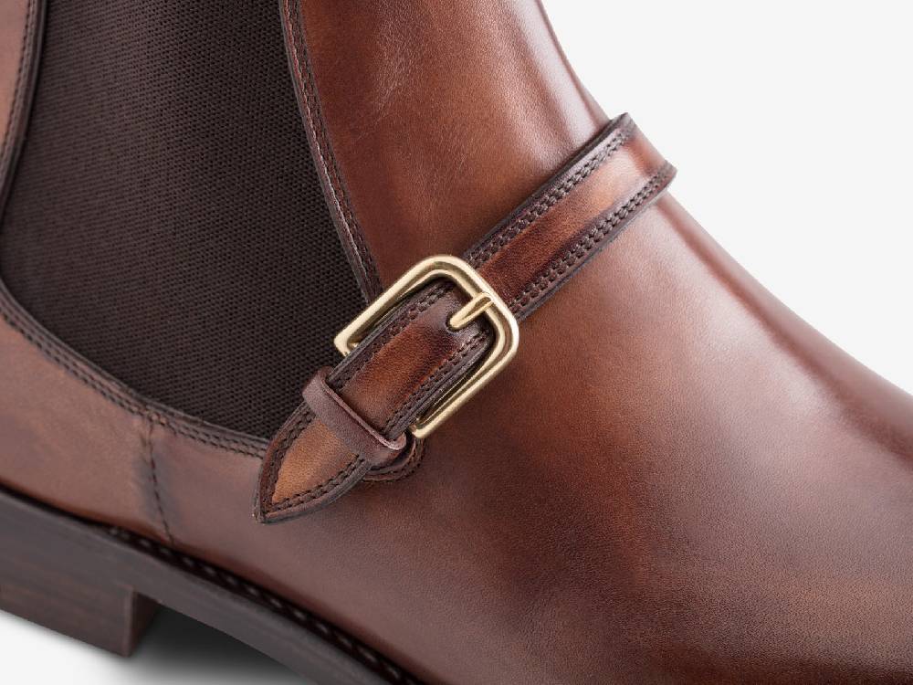 Paolo Sartori Art. 767 Chelsea Boot in Antiqued Montella Leather Nuova