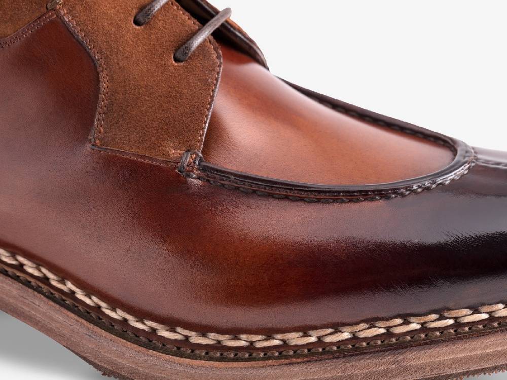 Paolo Sartori Art. 795 Boots in Antiqued Amalfi Leather Enormi sconti