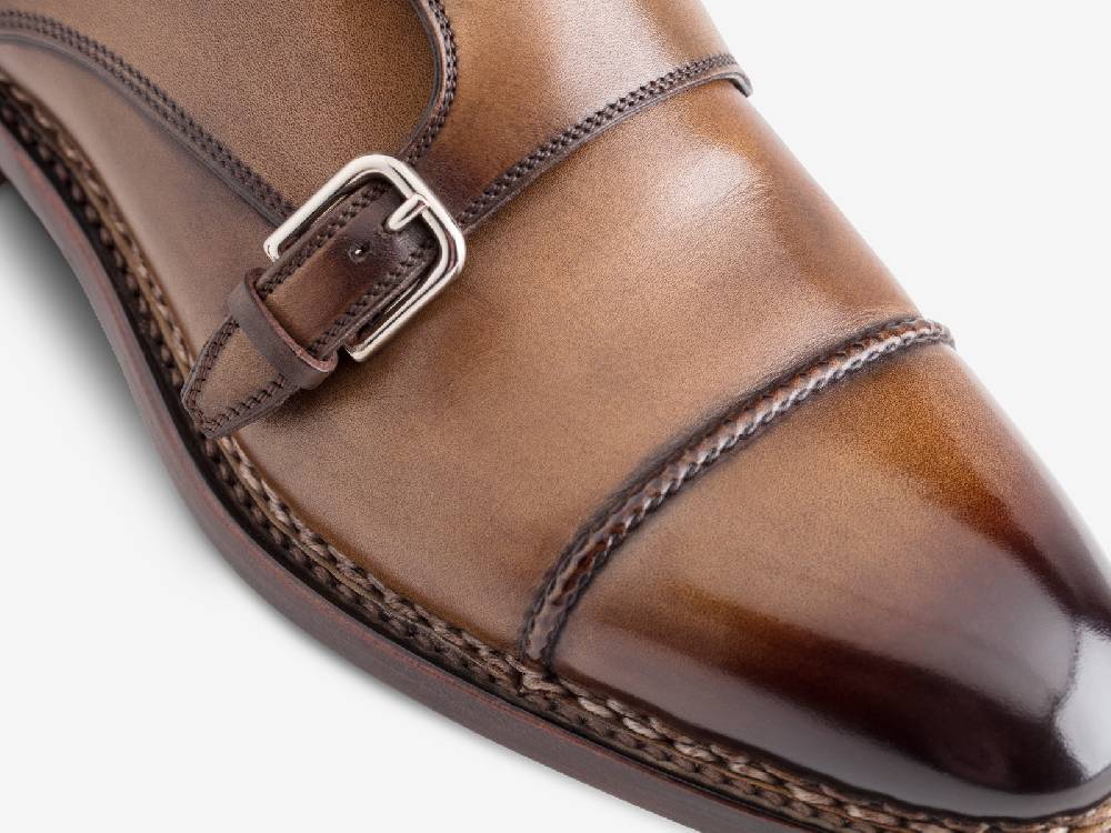 Paolo Sartori Art. 771 Boots Monkstrap in Antiqued Autunno Leather In Linea