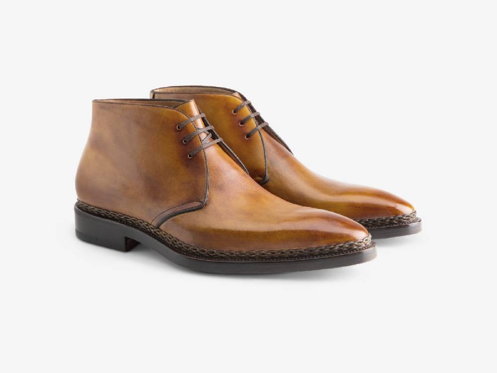 Paolo Sartori Art.St54 Desert Boot in Pelle Anticata Ravello Qualità