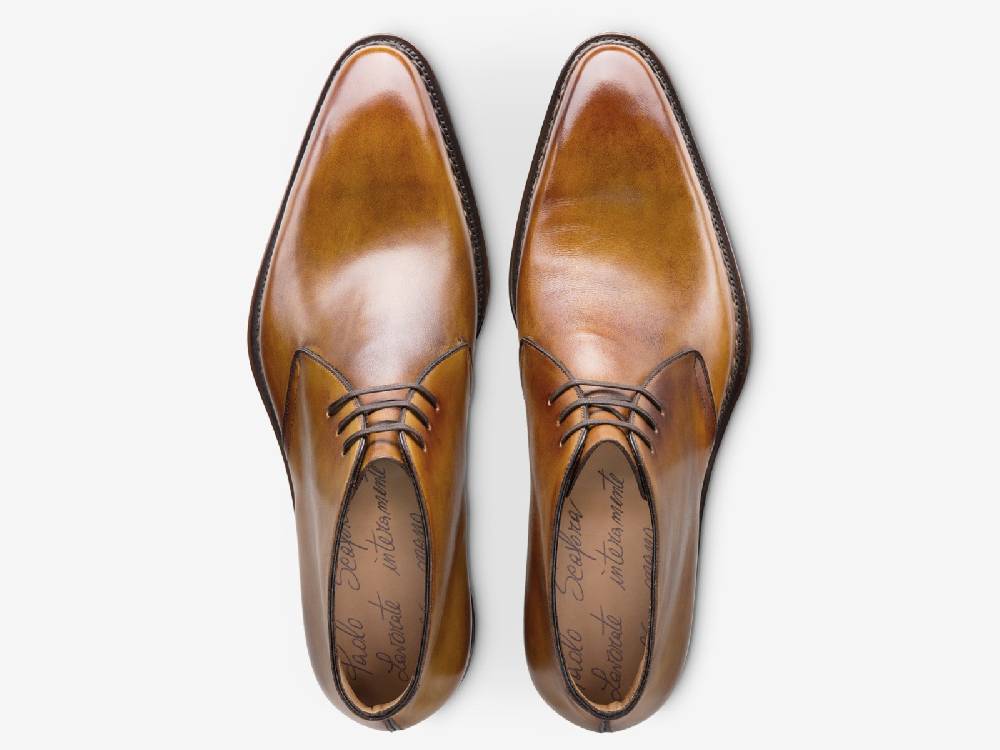 Paolo Sartori Art.St54 Desert Boot in Pelle Anticata Ravello Qualità