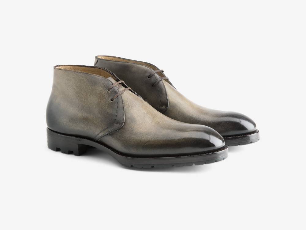 Paolo Sartori Art. 512 Desert Boot in Pelle Anticata Verdegris Vendita