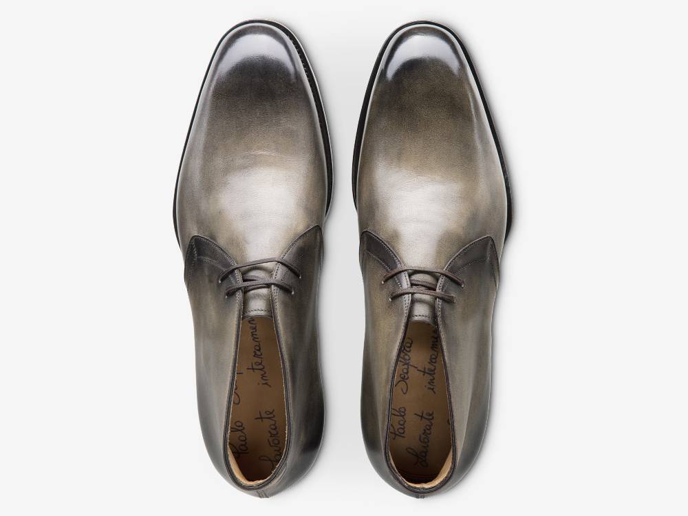 Paolo Sartori Art. 512 Desert Boot in Pelle Anticata Verdegris Vendita