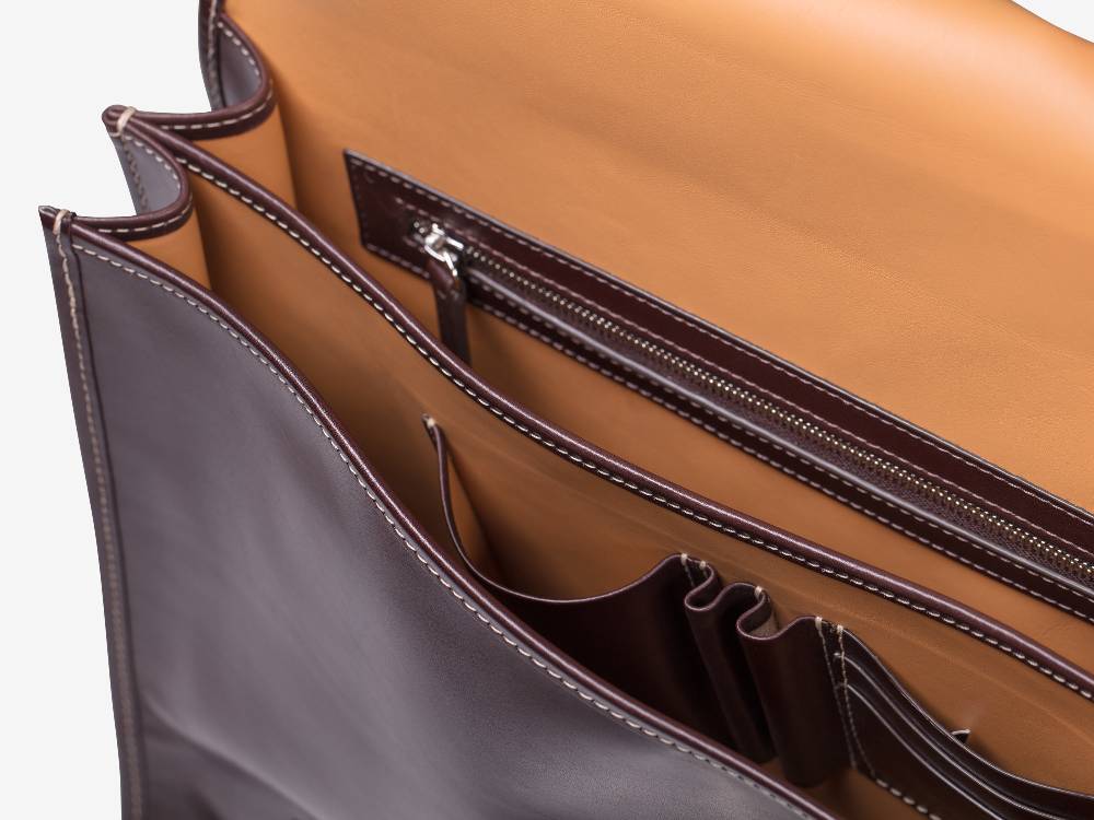 Paolo Sartori Briefcase Briefcase in pelle Anticata Vietri Promozione