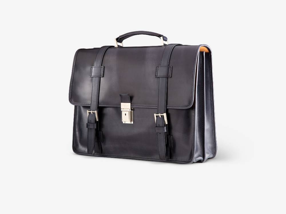 Paolo Sartori Briefcase Briefcase in pelle Anticata Furore Spedizione Gratuita