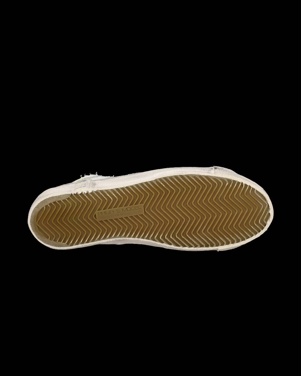 Philippe Model Sneaker alta Prsx uomo - verde e giallo Saldi