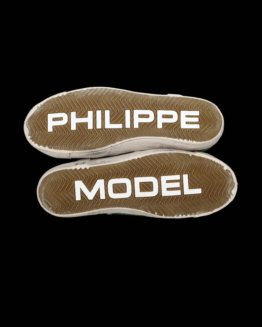 Philippe Model Sneaker basse Prsx uomo - verde e argento Vendita Calda