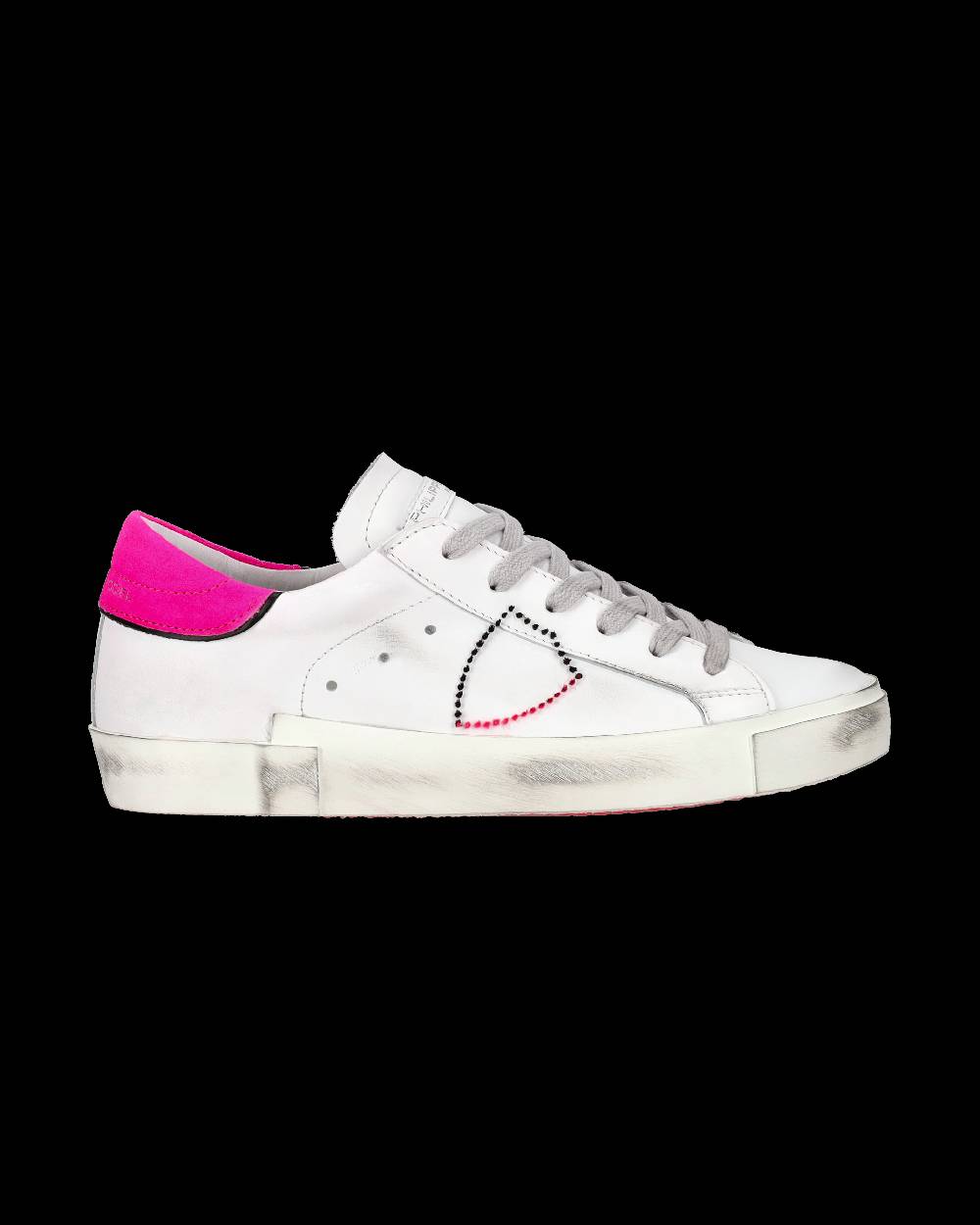 Philippe Model Sneaker bassa PRSX donna - bianco e fucsia Vendita Economica