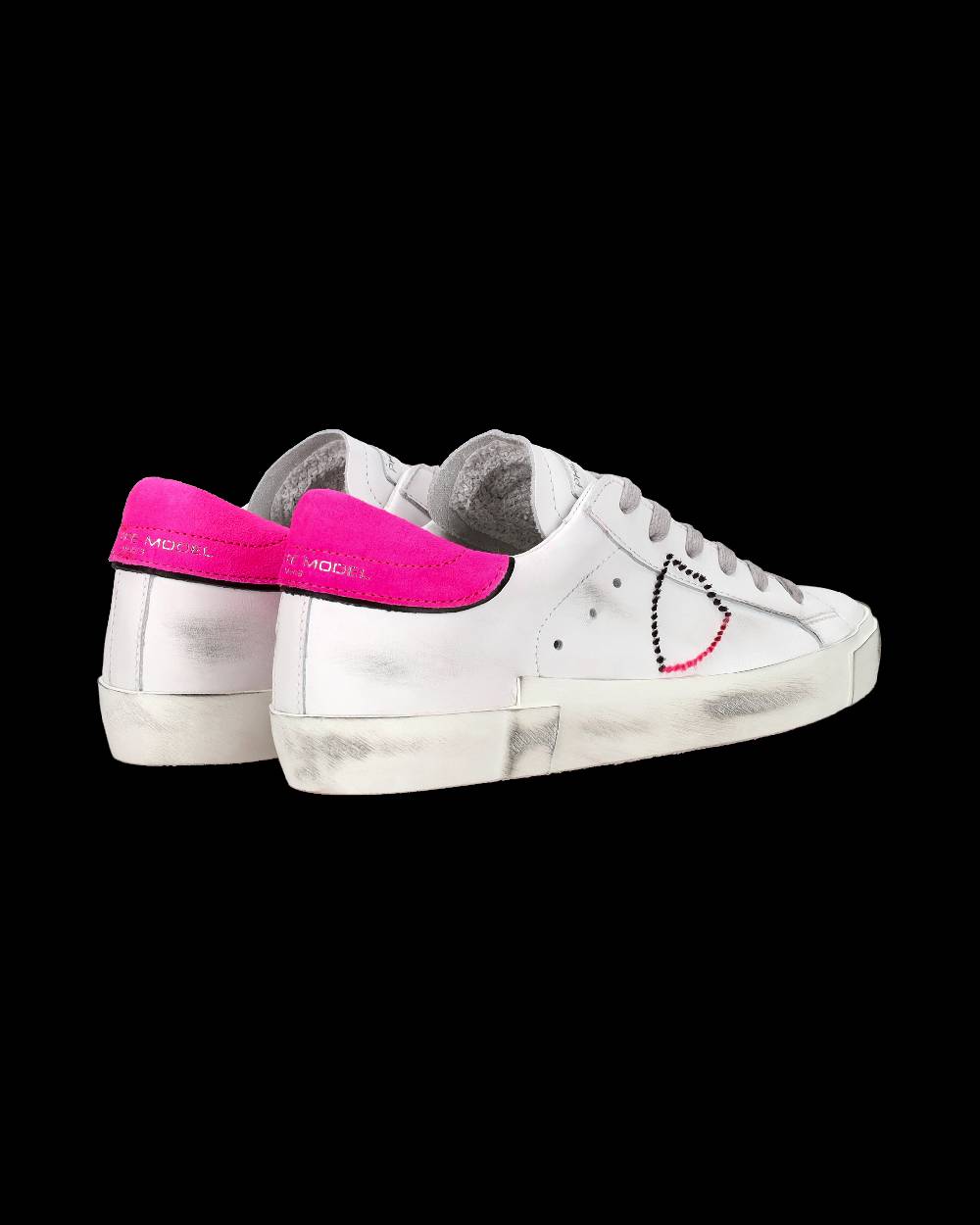 Philippe Model Sneaker bassa PRSX donna - bianco e fucsia Vendita Economica