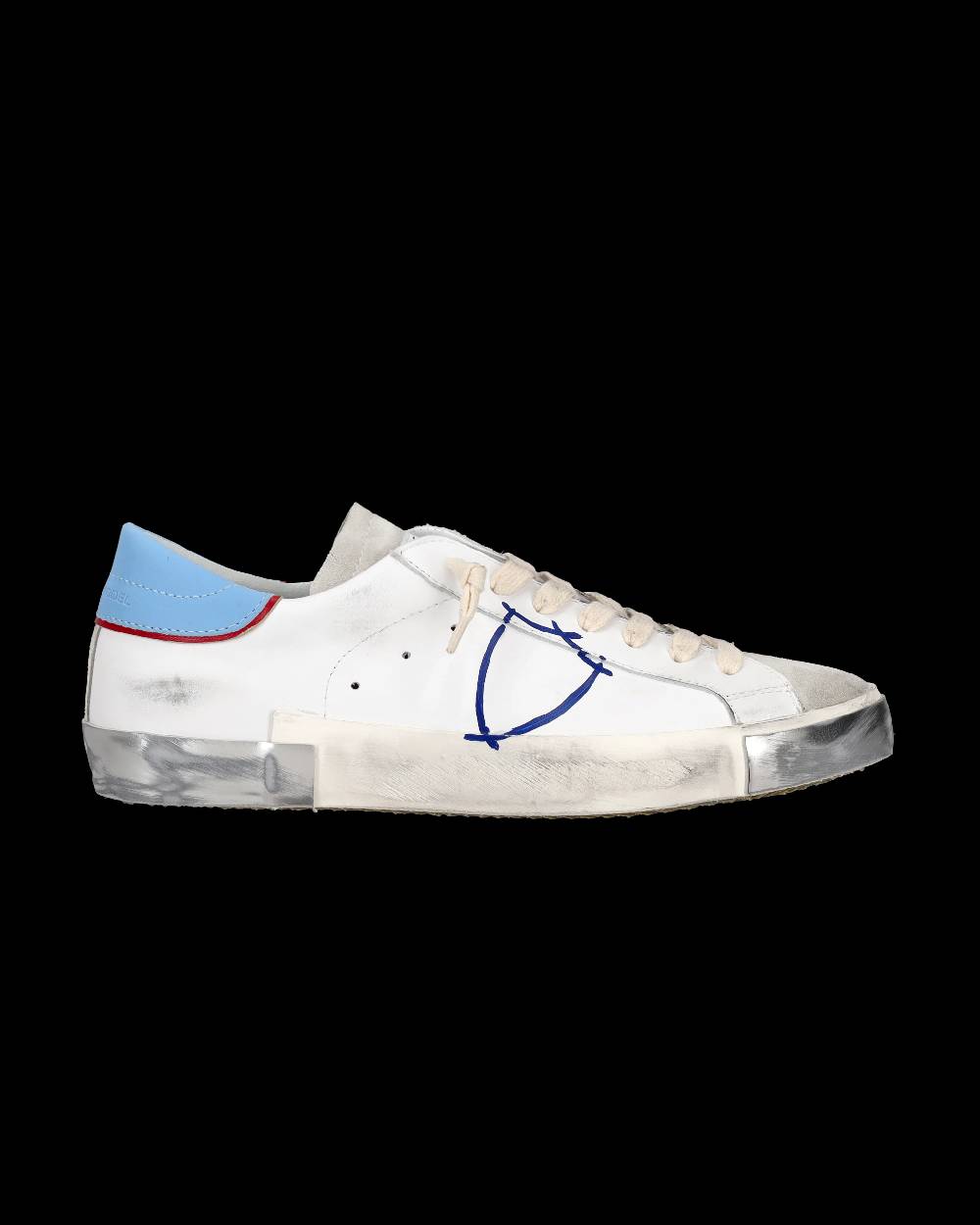 Philippe Model Sneaker tennis Prsx da uomo - Azzurro e bianco Saldi Di Fabbrica