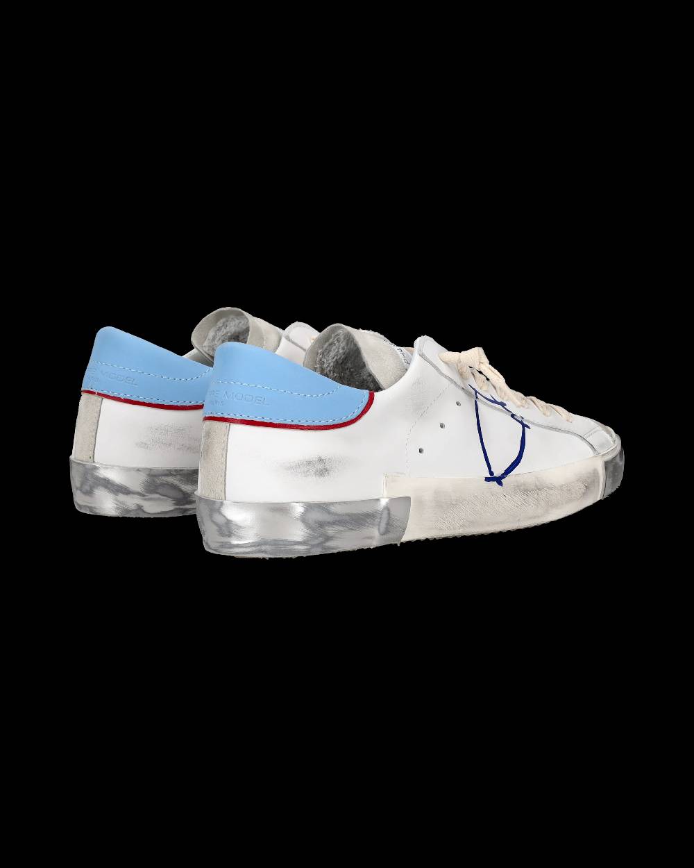Philippe Model Sneaker tennis Prsx da uomo - Azzurro e bianco Saldi Di Fabbrica