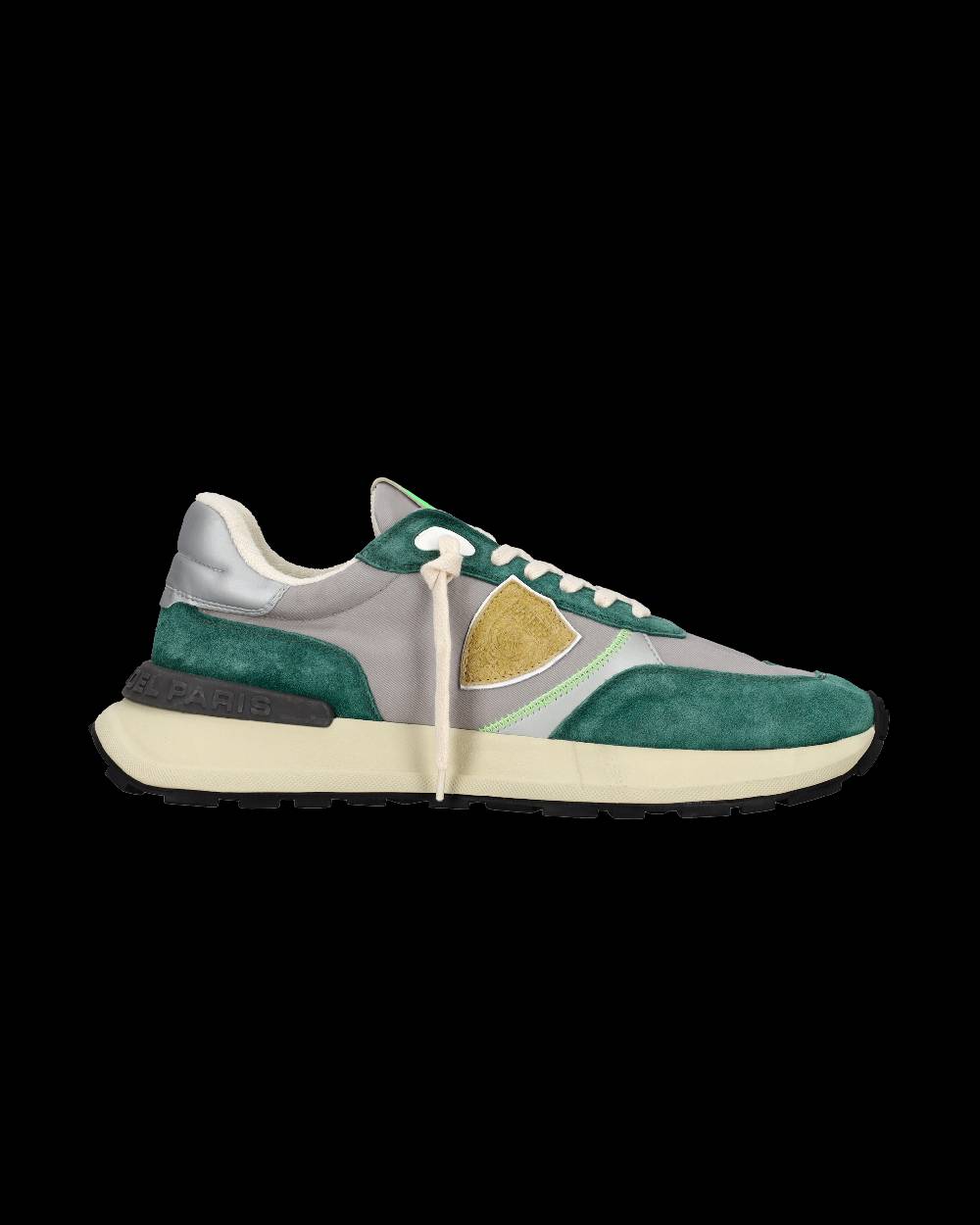 Philippe Model Sneaker bassa Antibes uomo - verde e grigio Negozio