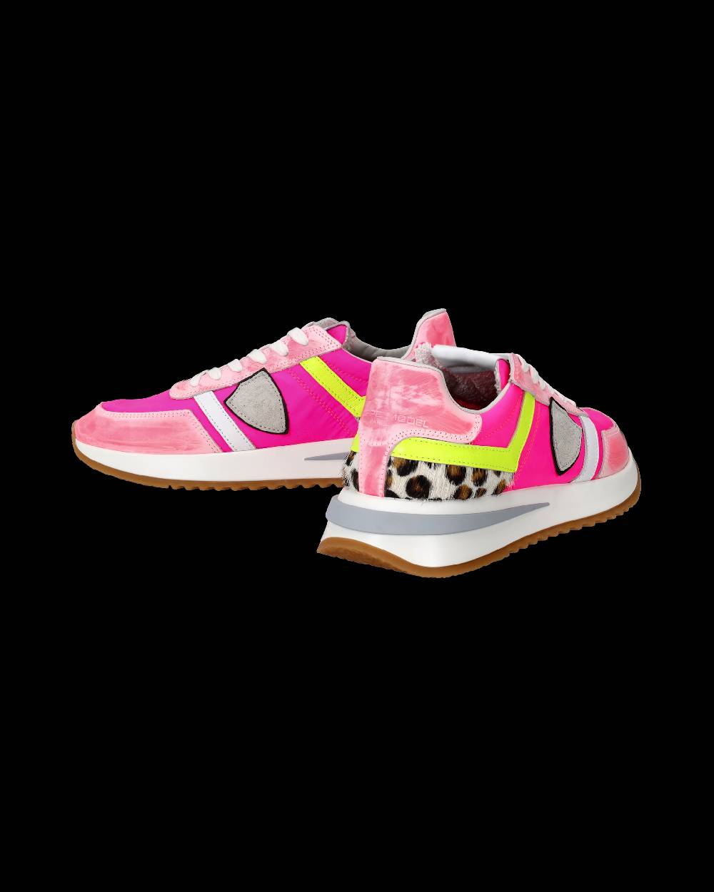 Philippe Model Sneakers Tropez 2.1 da Donna Fucsia in Tessuto Tecnico In Saldo