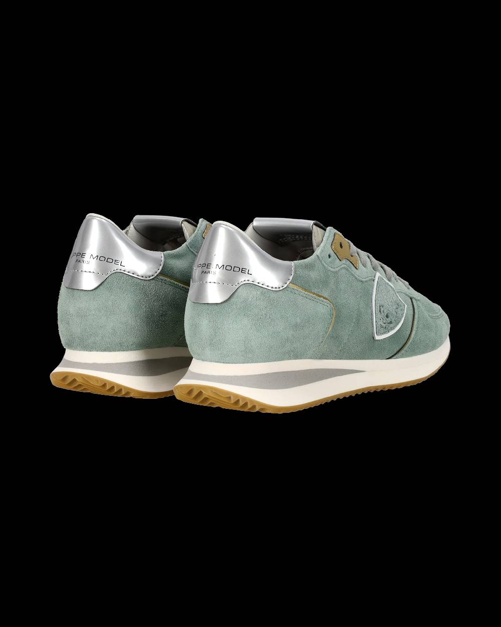 Philippe Model Sneaker casual Trpx da donna in pelle scamosciata - Turchese Moda