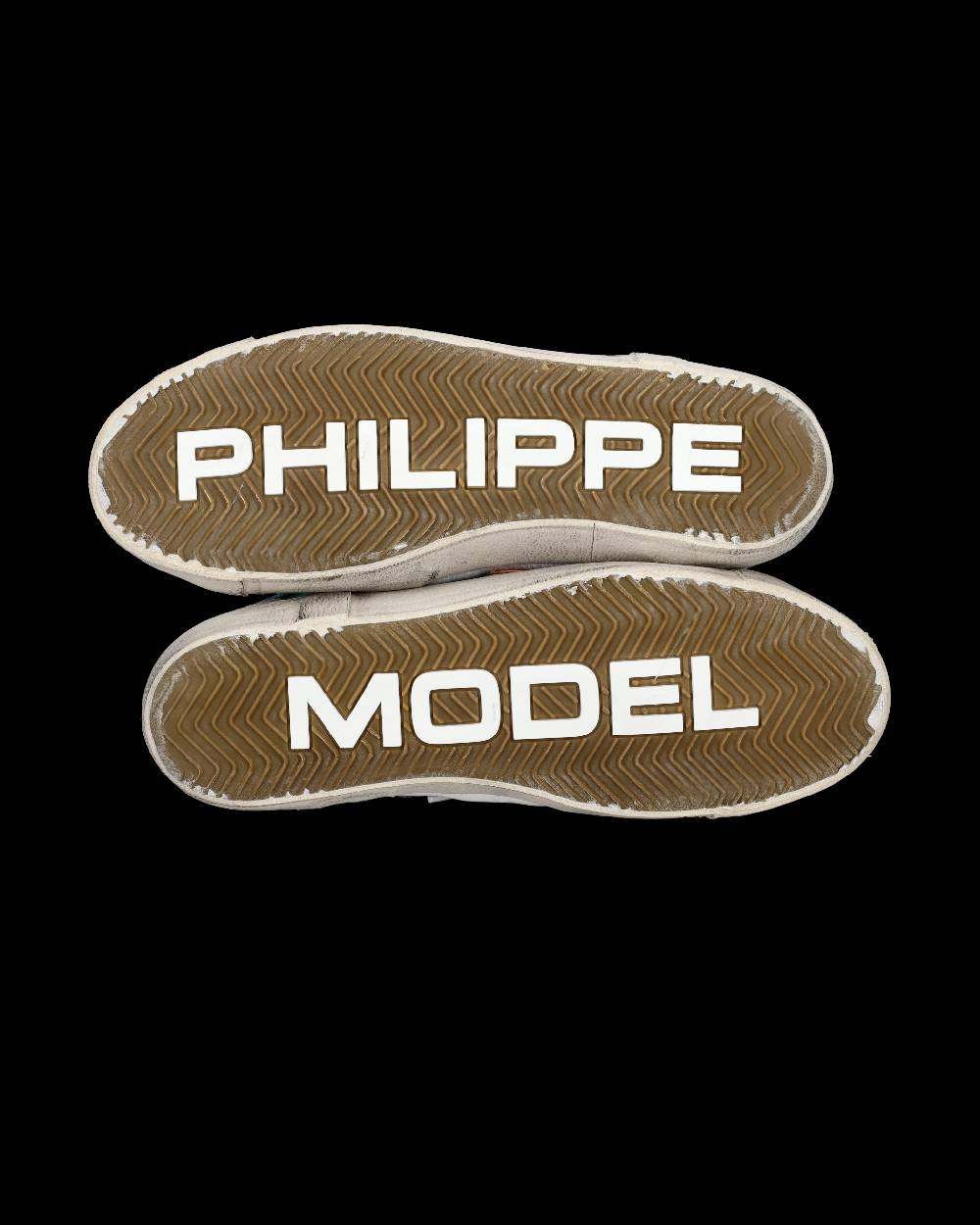 Philippe Model Sneaker basse Prsx uomo - bianco e arancione Vendita