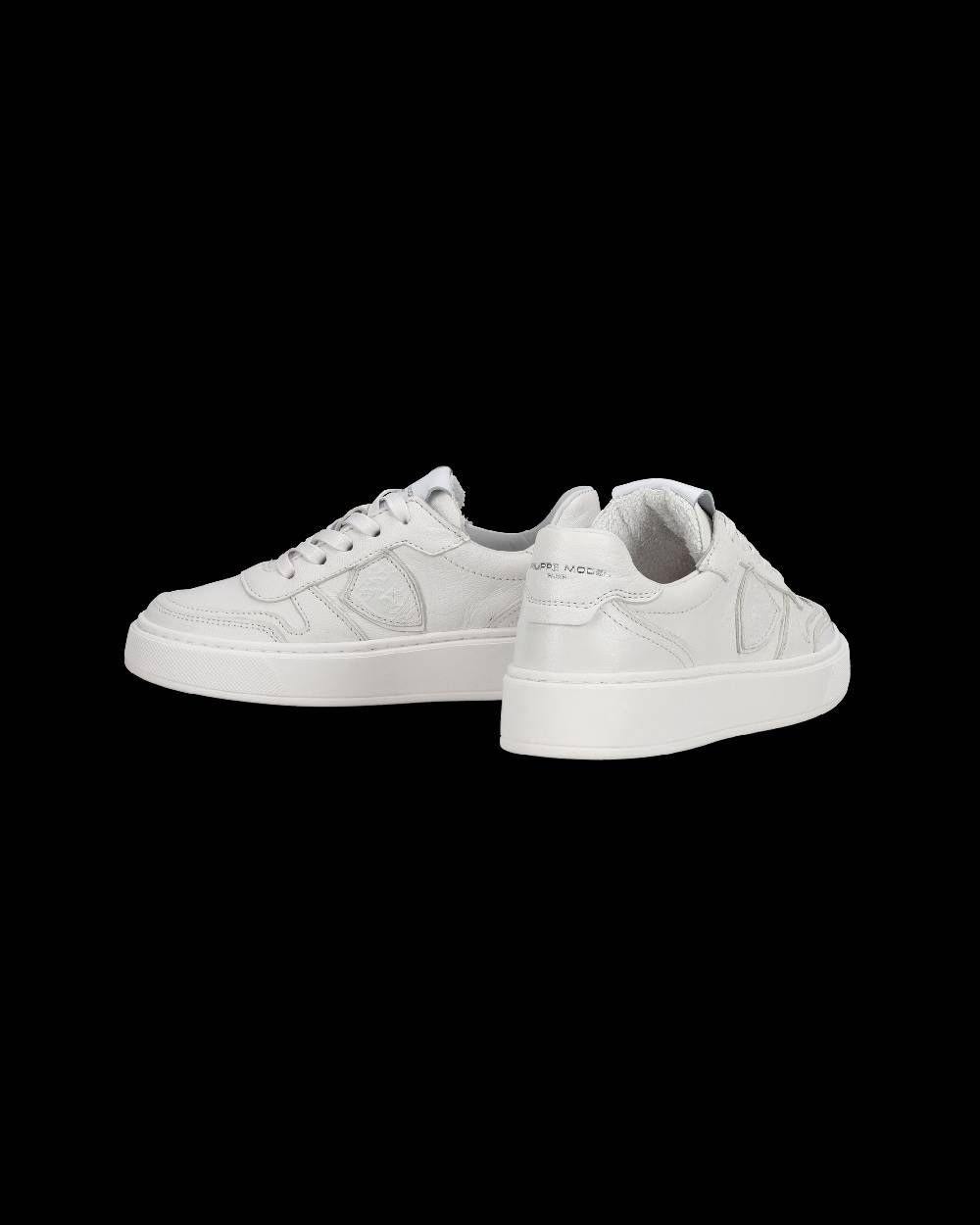 Philippe Model Sneakers basse Junior Nice in pelle, Bianco Soddisfazione Garantita