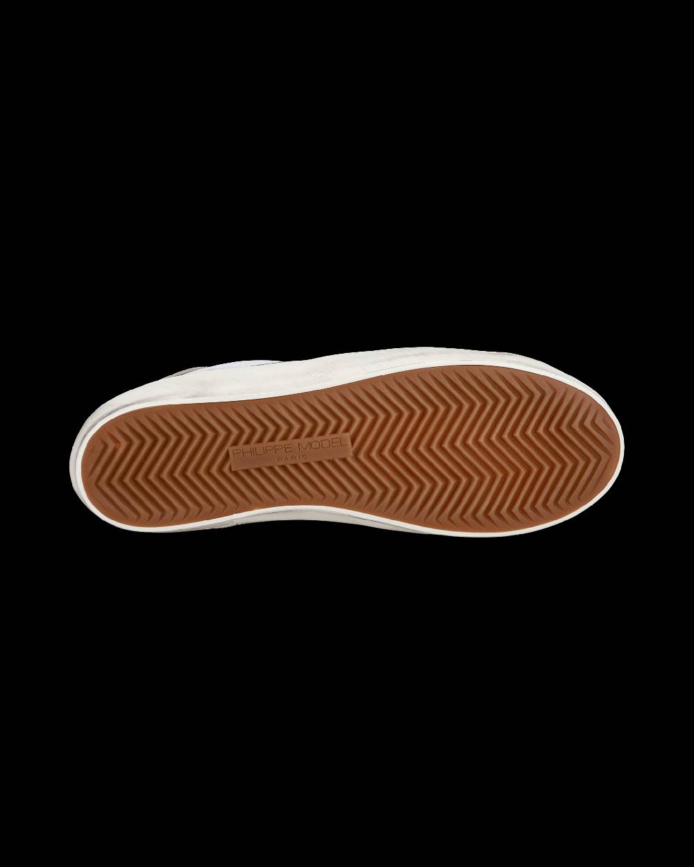 Philippe Model Sneakers basse Paris da Ragazzo in pelle, Bianco Azzurro Shopping Online