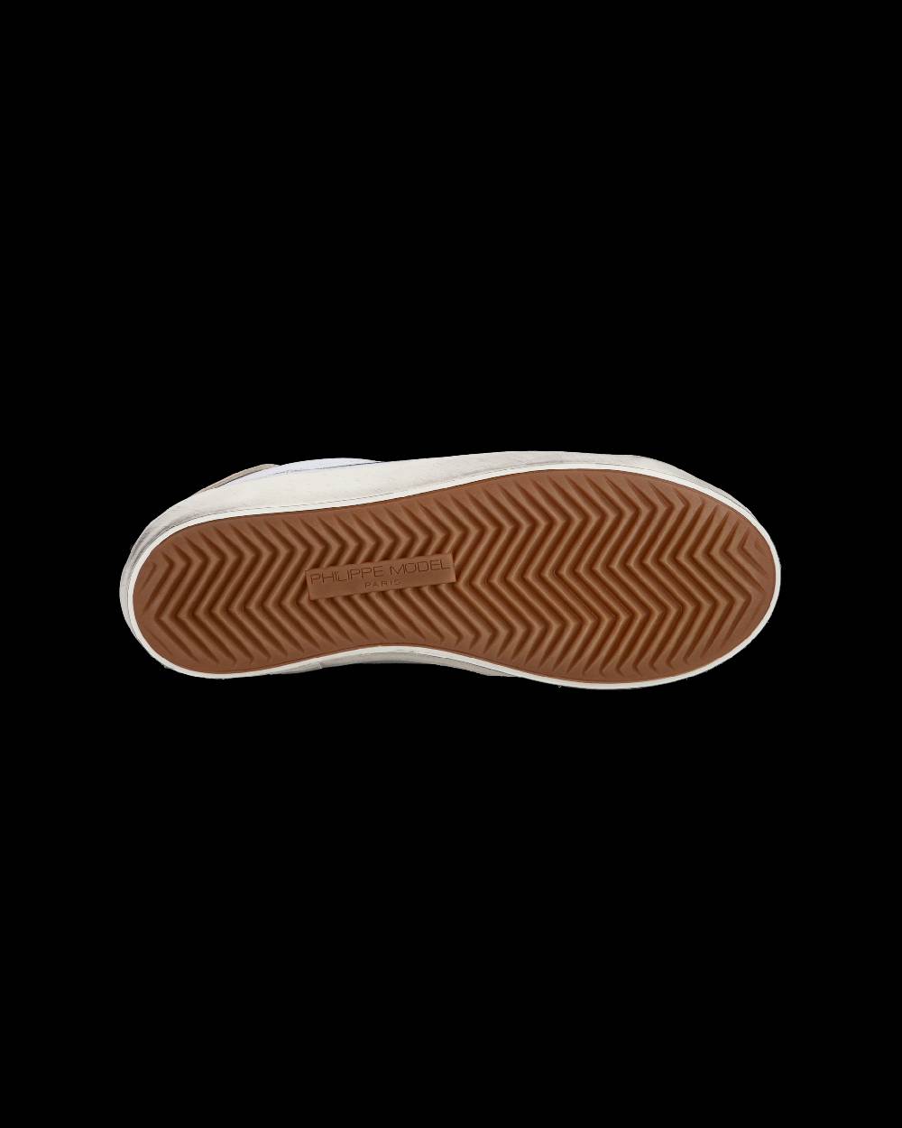 Philippe Model Sneakers basse Paris da Bambino in pelle, Bianco Azzurro Affare Del Giorno