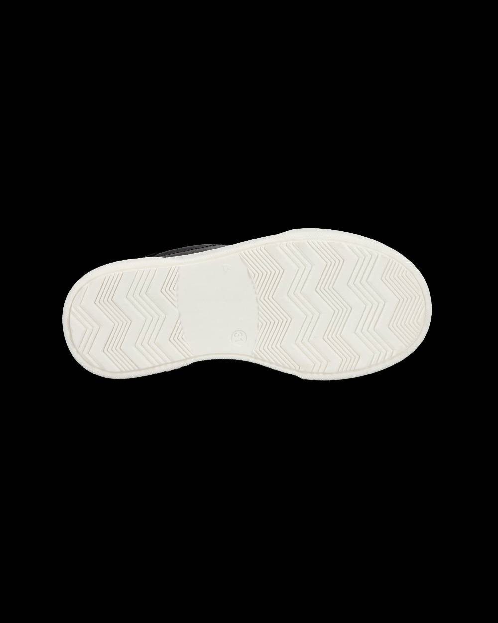 Philippe Model Junior Temple Low-Top Sneakers in Leather, Black White Outlet