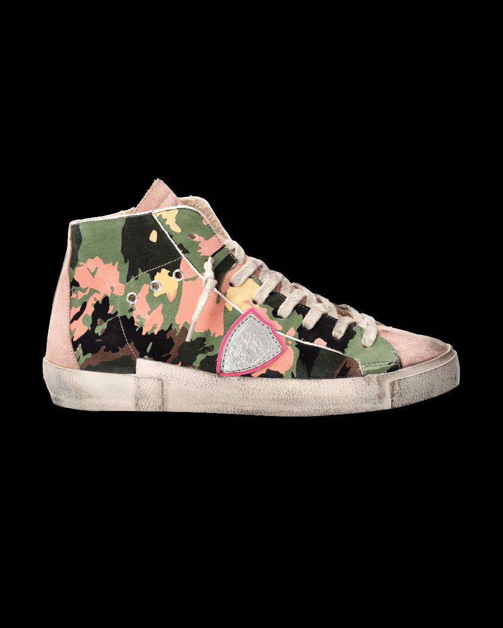 Philippe Model Sneaker Prsx Donna, Verde e Fucsia Vendita Calda