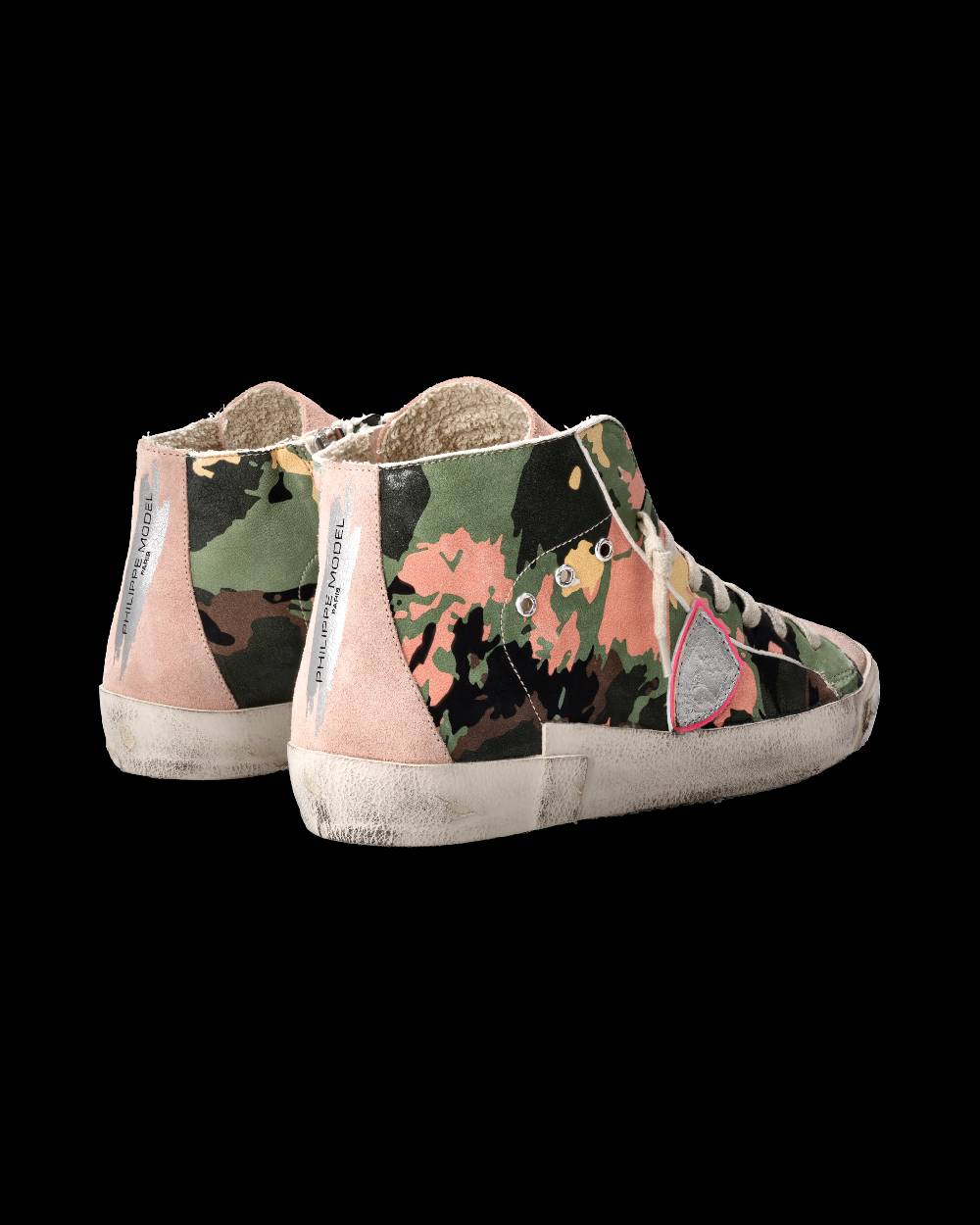 Philippe Model Sneaker Prsx Donna, Verde e Fucsia Vendita Calda