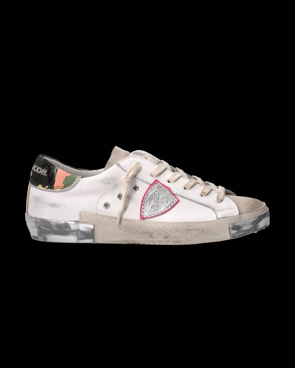 Philippe Model Sneaker Prsx Donna, Bianco e Rosa Saldi Di Fabbrica