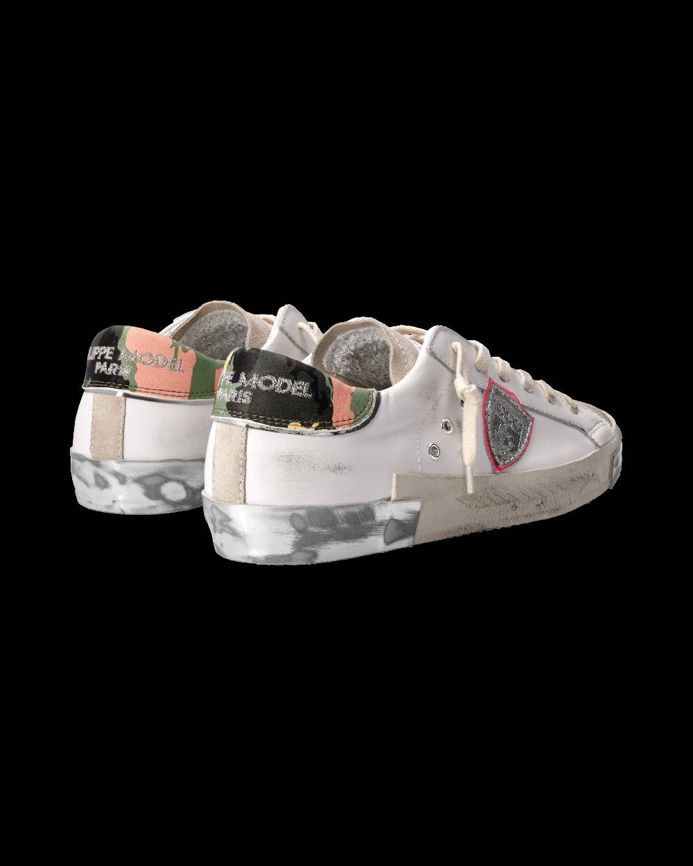 Philippe Model Sneaker Prsx Donna, Bianco e Rosa Saldi Di Fabbrica