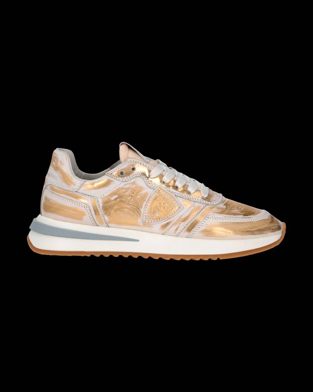 Philippe Model Sneaker Tropez 2.1 Donna, Bianco e Oro In Saldo