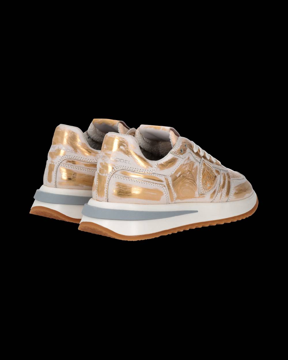 Philippe Model Sneaker Tropez 2.1 Donna, Bianco e Oro In Saldo