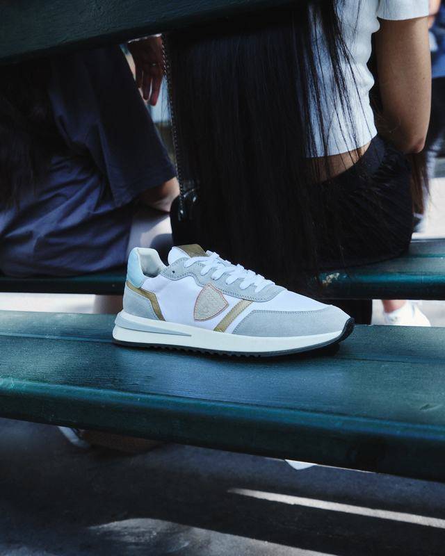 Philippe Model Sneaker basse Tropez 2.1 donna - bianco e azzurro Moda