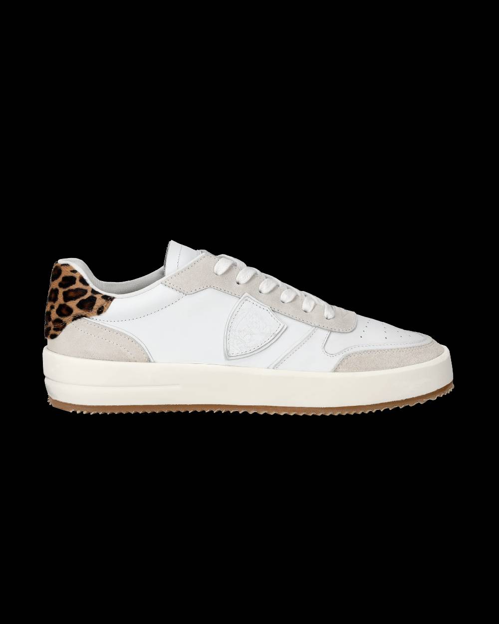 Philippe Model Sneaker bassa Nice donna - bianco e animalier In Linea