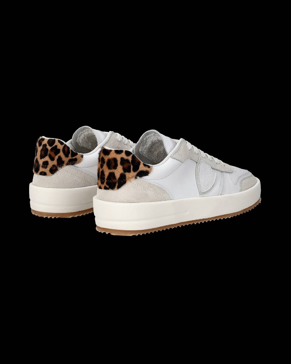 Philippe Model Sneaker bassa Nice donna - bianco e animalier In Linea