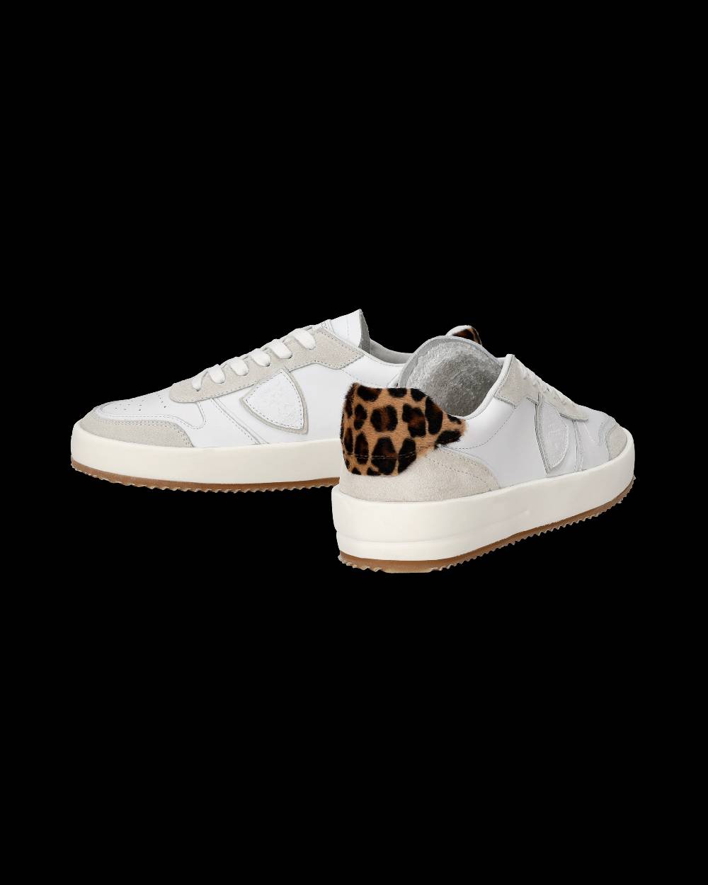 Philippe Model Sneaker bassa Nice donna - bianco e animalier In Linea